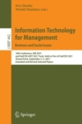 Image for Information Technology for Management: Business and Social Issues