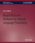Image for Neural Network Methods for Natural Language Processing