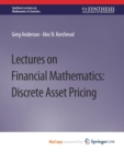 Image for Lectures on Financial Mathematics