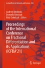Image for Proceedings of the International Conference on Fractional Differentiation and Its Applications (ICFDA&#39;21)