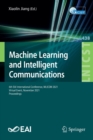 Image for Machine learning and intelligent communications  : 6th EAI International Conference, MLICOM 2021, virtual event, November 2021, proceedings