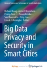 Image for Big Data Privacy and Security in Smart Cities