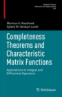 Image for Completeness theorems and characteristic matrix functions  : applications to integral and differential operators