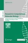 Image for Research in Computational Molecular Biology: 26th Annual International Conference, RECOMB 2022, San Diego, CA, USA, May 22-25, 2022, Proceedings