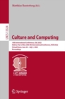 Image for Culture and Computing: 10th International Conference, C&amp;C 2022, Held as Part of the 24th HCI International Conference, HCII 2022, Virtual Event, June 26 - July 1, 2022, Proceedings