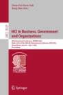 Image for HCI in Business, Government and Organizations: 9th International Conference, HCIBGO 2022, Held as Part of the 24th HCI International Conference, HCII 2022, Virtual Event, June 26 - July 1, 2022, Proceedings : 13327