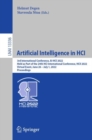 Image for Artificial Intelligence in HCI: 3rd International Conference, AI-HCI 2022, Held as Part of the 24th HCI International Conference, HCII 2022, Virtual Event, June 26 - July 1, 2022, Proceedings : 13336