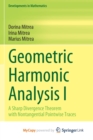Image for Geometric Harmonic Analysis I : A Sharp Divergence Theorem with Nontangential Pointwise Traces
