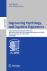 Image for Engineering Psychology and Cognitive Ergonomics: 19th International Conference, EPCE 2022, Held as Part of the 24th HCI International Conference, HCII 2022, Virtual Event, June 26 - July 1, 2022, Proceedings : 13307