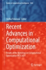 Image for Recent Advances in Computational Optimization: Results of the Workshop on Computational Optimization WCO 2021
