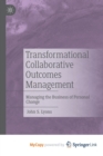 Image for Transformational Collaborative Outcomes Management
