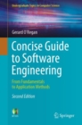 Image for Concise guide to software engineering  : from fundamentals to application methods