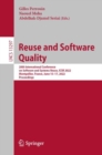 Image for Reuse and Software Quality: 20th International Conference on Software and Systems Reuse, ICSR 2022, Montpellier, France, June 15-17, 2022, Proceedings : 13297