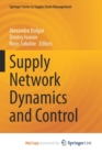 Image for Supply Network Dynamics and Control