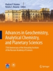 Image for Advances in Geochemistry, Analytical Chemistry, and Planetary Sciences : 75th Anniversary of the Vernadsky Institute of the Russian Academy of Sciences