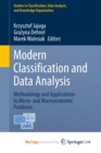 Image for Modern Classification and Data Analysis