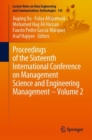 Image for Proceedings of the Sixteenth International Conference on Management Science and Engineering Management – Volume 2
