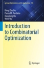 Image for Introduction to Combinatorial Optimization
