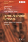 Image for Human-automation interaction: Manufacturing, services and user experience