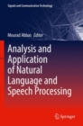 Image for Analysis and Application of Natural Language and Speech Processing