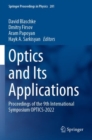 Image for Optics and Its Applications
