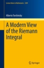 Image for A Modern View of the Riemann Integral