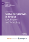 Image for Global Perspectives in FinTech : Law, Finance and Technology