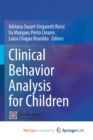 Image for Clinical Behavior Analysis for Children