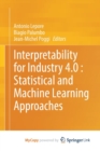 Image for Interpretability for Industry 4.0
