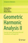 Image for Geometric harmonic analysisII,: Function spaces measuring size and smoothness on rough sets