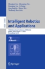 Image for Intelligent Robotics and Applications: 15th International Conference, ICIRA 2022, Harbin, China, August 1-3, 2022, Proceedings, Part II : 13456
