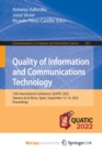 Image for Quality of Information and Communications Technology