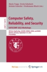 Image for Computer Safety, Reliability, and Security. SAFECOMP 2022 Workshops