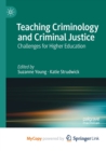 Image for Teaching Criminology and Criminal Justice