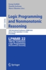 Image for Logic programming and nonmonotonic reasoning  : 16th International Conference, LPNMR 2022, Genova, Italy, September 5-9, 2022, proceedings