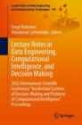 Image for Lecture Notes in Data Engineering, Computational Intelligence, and Decision Making