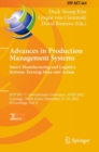 Image for Advances in Production Management Systems. Smart Manufacturing and Logistics Systems: Turning Ideas into Action