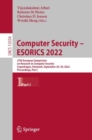 Image for Computer Security – ESORICS 2022