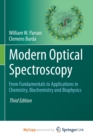 Image for Modern Optical Spectroscopy : From Fundamentals to Applications in Chemistry, Biochemistry and Biophysics