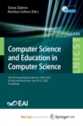 Image for Computer Science and Education in Computer Science