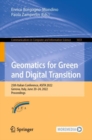 Image for Geomatics for Green and Digital Transition: 25th Italian Conference, ASITA 2022, Genova, Italy, June 20-24, 2022, Proceedings