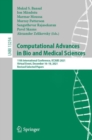 Image for Computational Advances in Bio and Medical Sciences