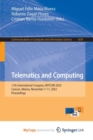 Image for Telematics and Computing : 11th International Congress, WITCOM 2022, Cancun, Mexico, November 7-11, 2022, Proceedings