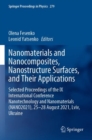 Image for Nanomaterials and Nanocomposites, Nanostructure Surfaces, and Their Applications : Selected Proceedings of the IX International Conference Nanotechnology and Nanomaterials (NANO2021), 25–28 August 202