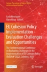 Image for EU Cohesion Policy Implementation - Evaluation Challenges and Opportunities