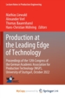 Image for Production at the Leading Edge of Technology