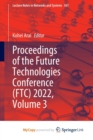 Image for Proceedings of the Future Technologies Conference (FTC) 2022, Volume 3