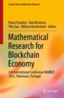 Image for Mathematical Research for Blockchain Economy : 3rd International Conference MARBLE 2022, Vilamoura, Portugal