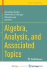 Image for Algebra, Analysis, and Associated Topics