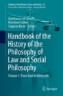 Image for Handbook of the history of the philosophy of law and social philosophyVolume 2,: From Kant to Nietzsche